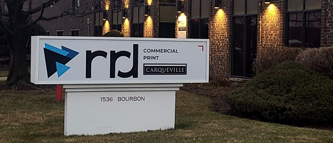 RRD Carqueville building in Streamwood, IL