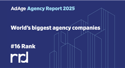 RRD logo Ad Age logo ranked 16th